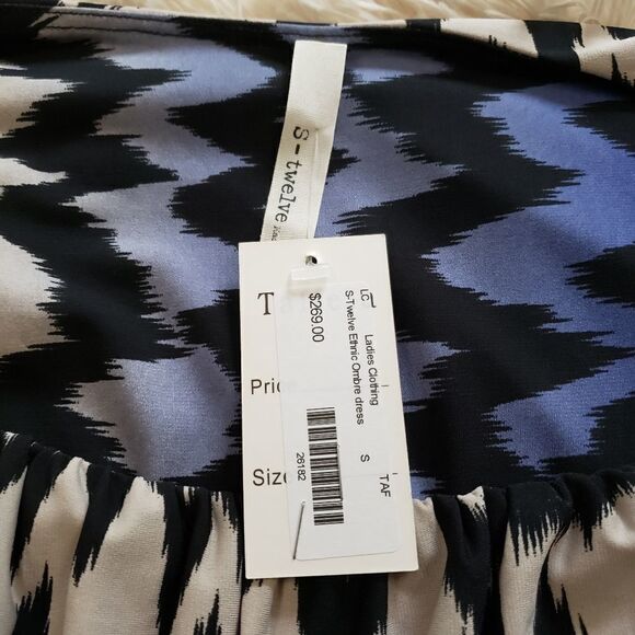 nwt S-Twelve pullon Ombre dress size small - Picture 10 of 13